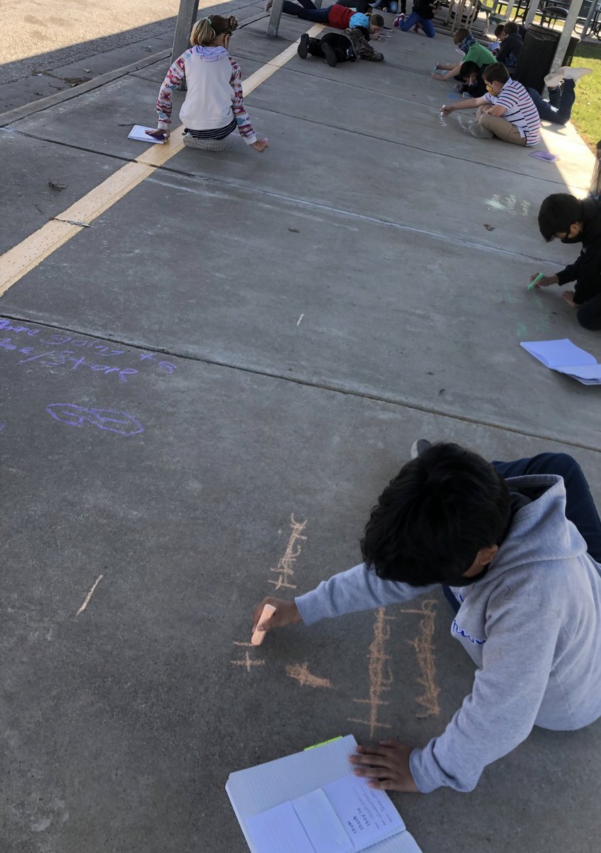 csurman30's tweet photo. We took the classroom outside this week! The weather was too pretty not to! https://t.co/WyZwa1Ikw3