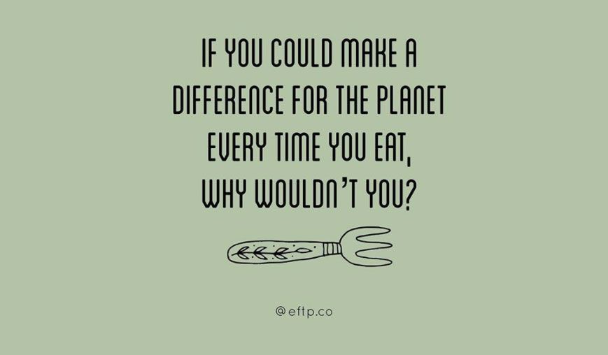 Who doesn’t want to reduce their impact on the planet? ⠀
⠀
By choosing #plantbased, you have the potential to save thousands of gallons of water and other resources. ⠀
⠀
Ready to #EatForThePlanet?⠀
⠀
@eftp.co⠀