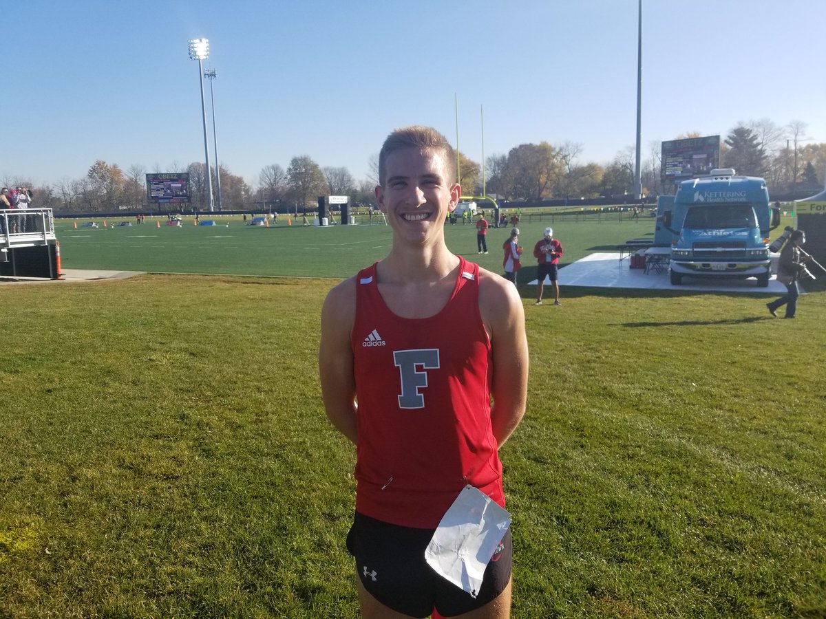 Frederictown's Thomas Caputo clocked 15:31.5 on his way to earning the Division 3 state title.