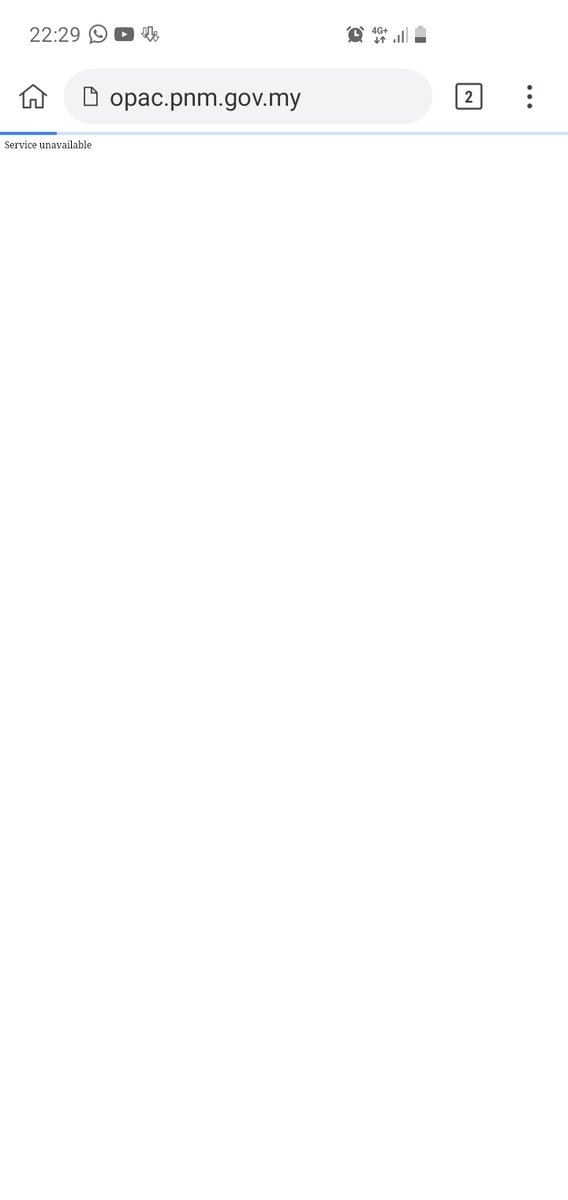 Perpustakaan Negara V Twitter Opac Pnm Mungkin Sedang Mengalami Gangguan Teknikal Dan Sedang Dalam Tindakan Insyallah Akan Diselesaikan Dengan Kadar Segera