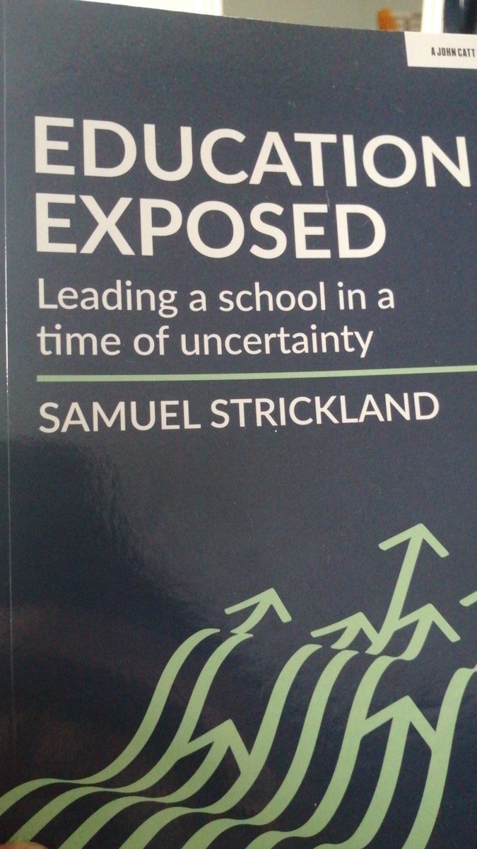 Chapter 1 completed... #cannotputitdown.
I should be writing my NPQSL though!
'Most skilled leaders will know when their team is 🏄 🏊 😭(sinking).'
@Strickomaster #EducationExposed #edutwitter #education