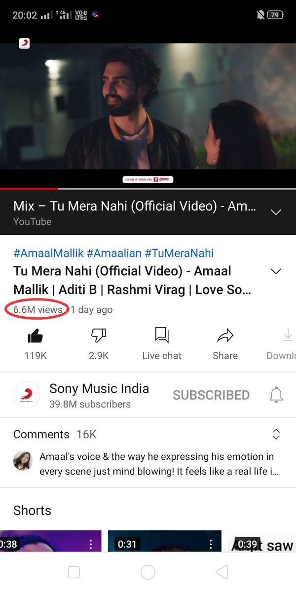 simranaggerwall's tweet photo. 6M Views #TuMeraNahi
@AmaalMallik @sonymusicindia
#RashmiVirag @AditiBudhathoki
#AmaalMallik #Amaalians #TMNVideo https://t.co/2buuk3GMtz