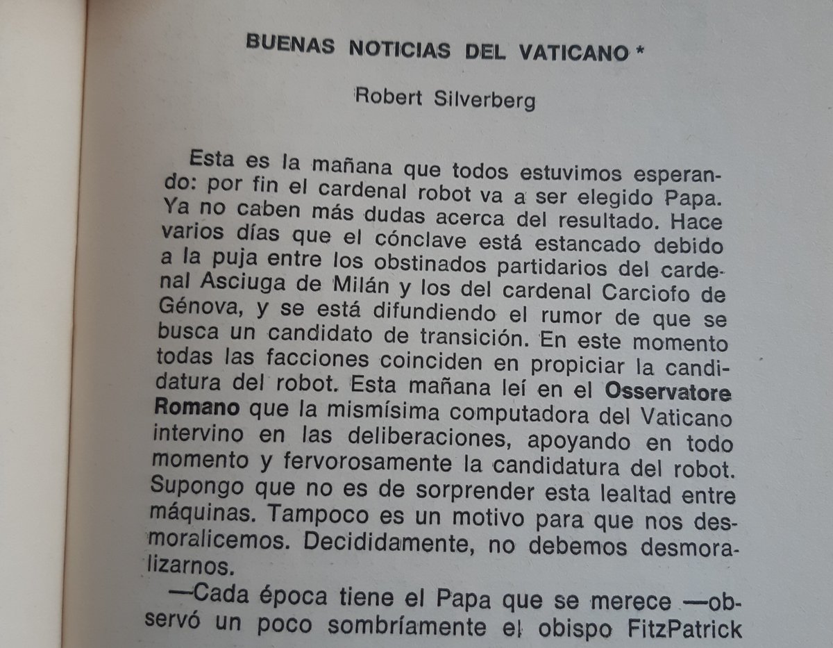 'Cada época tiene el Papa que se merece.'