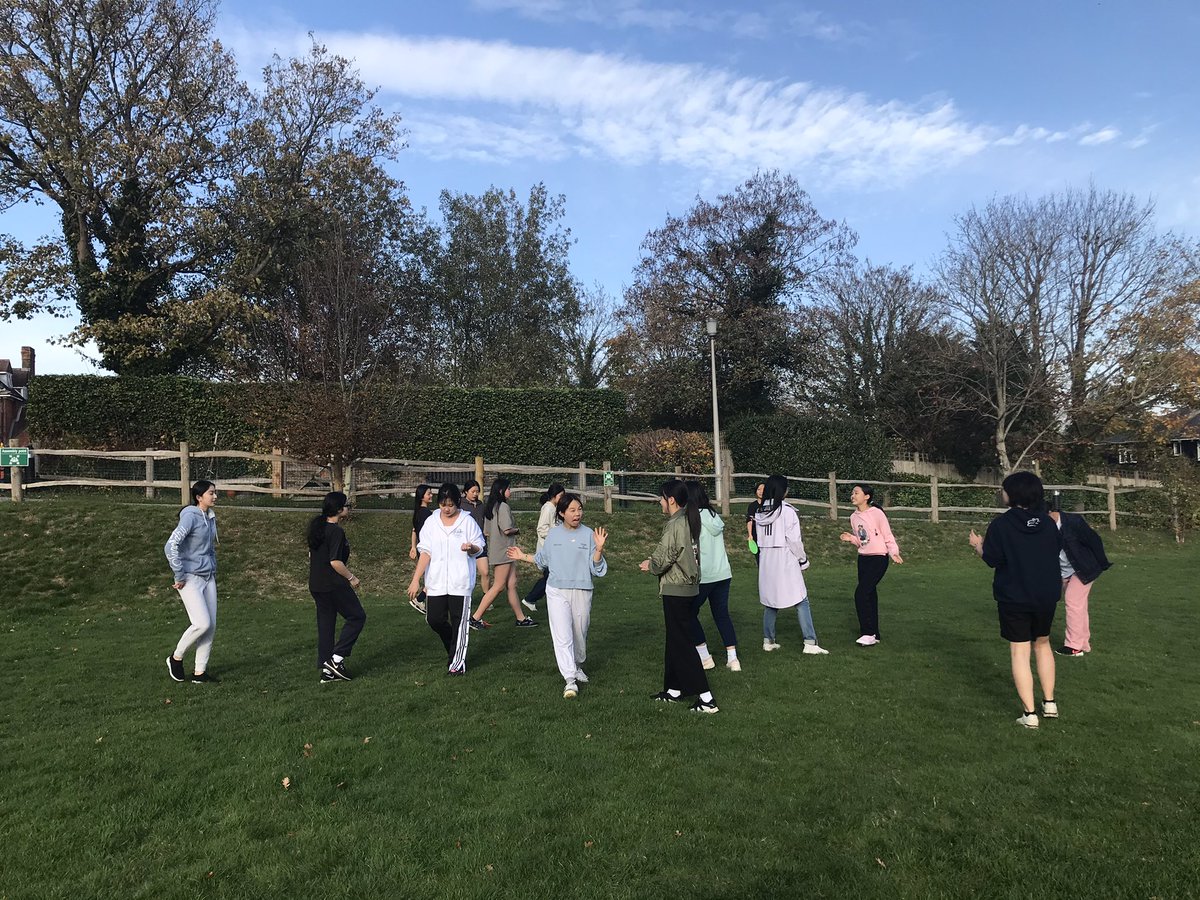 BoardingBHGirls's tweet photo. Our girls enjoyed a fun and friendly game of Ultimate Frisbee this afternoon. In the words of Nathaniel Hawthorne “I cannot endure to waste anything as precious as Autumn sunshine by staying in the house” 🌞#iloveboarding https://t.co/CtiTtyAS2E