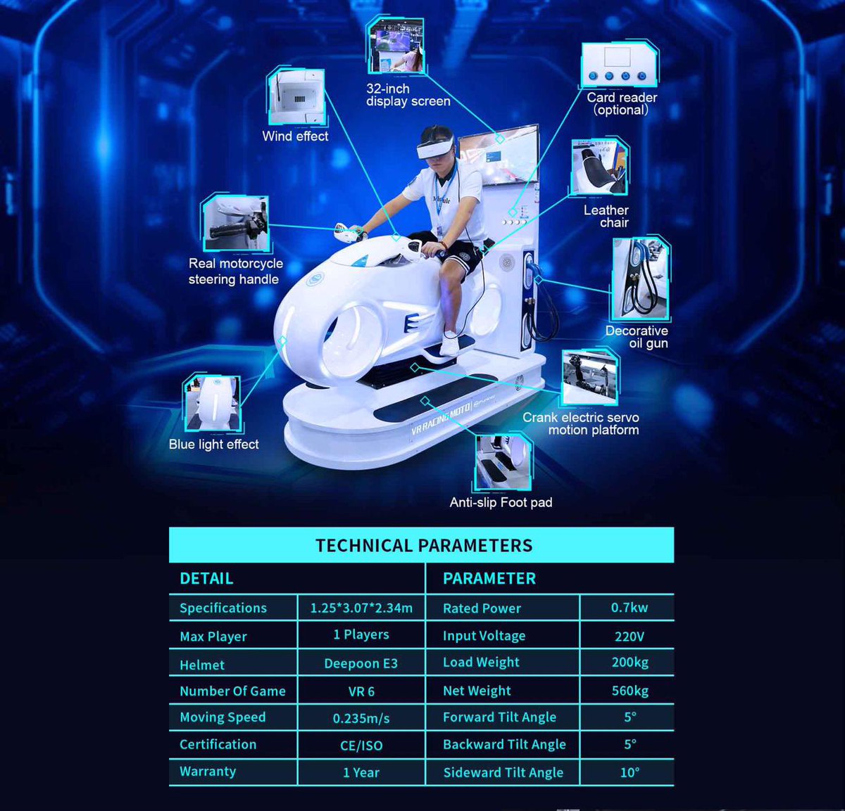 VRWorldJA's tweet photo. @wedeemchannel Well, the future is here 🥳! Take a look at VR Moto’s features (including wind effects) 😳 https://t.co/bPbfllub4S