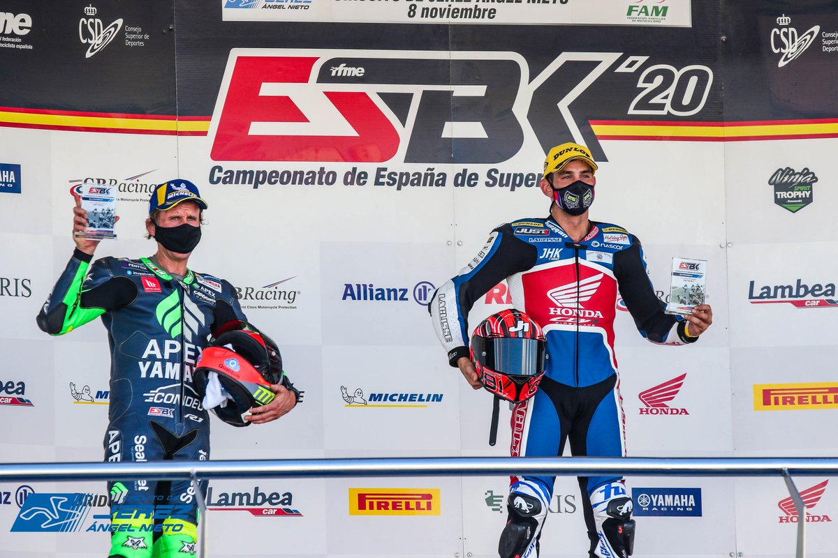 circuitodejerez's tweet photo. Al rojo vivo está el Cto. de SBK tras la victoria hoy de Jordi Torres (3ª consecutiva contando el doblete que hizo el pasado mes de octubre), el 2ºpuesto de Carmelo Morales que recorta diferencias con Román Ramos que fue 4º, mientras Miquel Pons fue 3º. Mañana se decidirá todo... https://t.co/m0WJSIfxiv