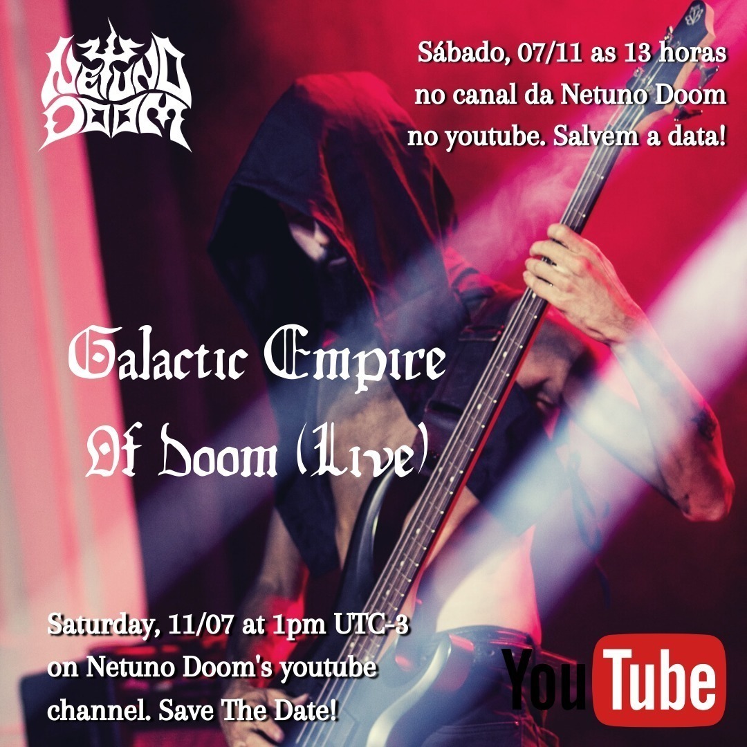 JBoscoLacerda's tweet photo. 🔁#repost🔁 @netunodoom

Hoje 07/11 as 13 horas estréia o vídeo oficial ao vivo de Galactic Empire of Doom, performance que está disponível em nosso Ep The Universe The Prison Deluxe Edition.

#netunodoom #doommetal #candlemass #epicdoom #progressivemetal #progmetal #progdoom https://t.co/qPgG99OhjL