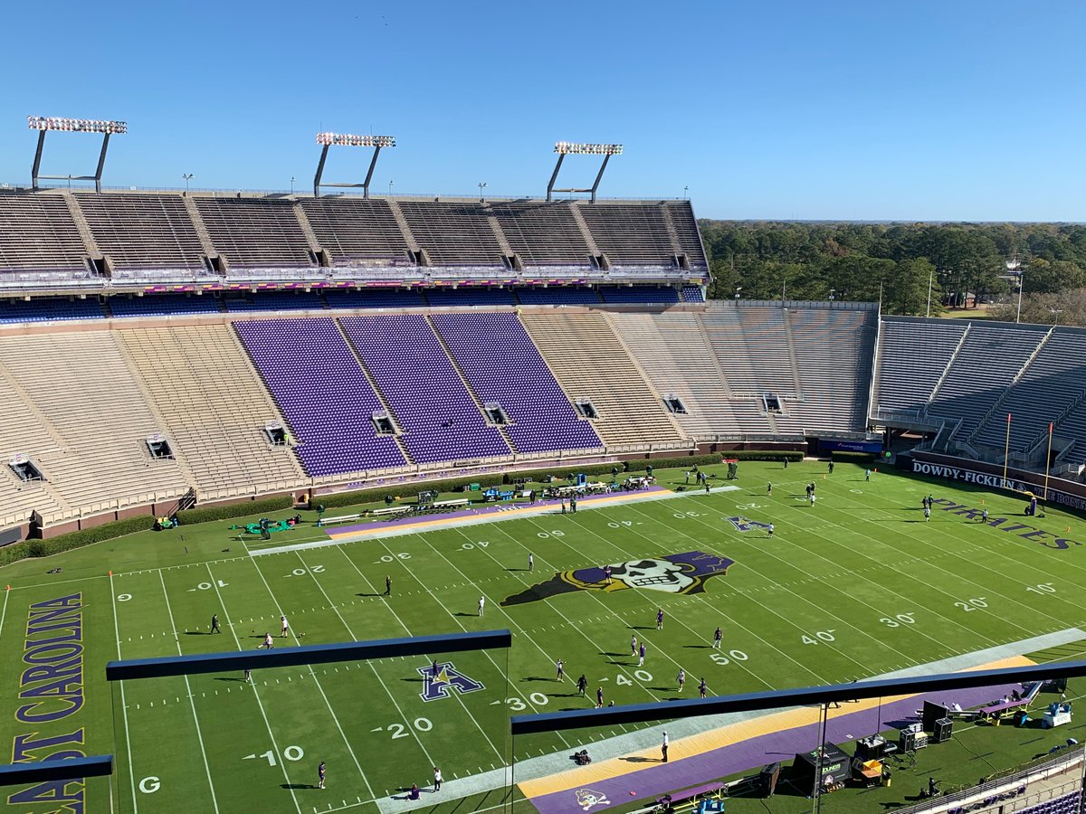 DoublerRobinson's tweet photo. Big one for @ECUPiratesFB today. Let’s Go!! @ECUAthletics @ecupirateclub https://t.co/AL3pEmCQxW