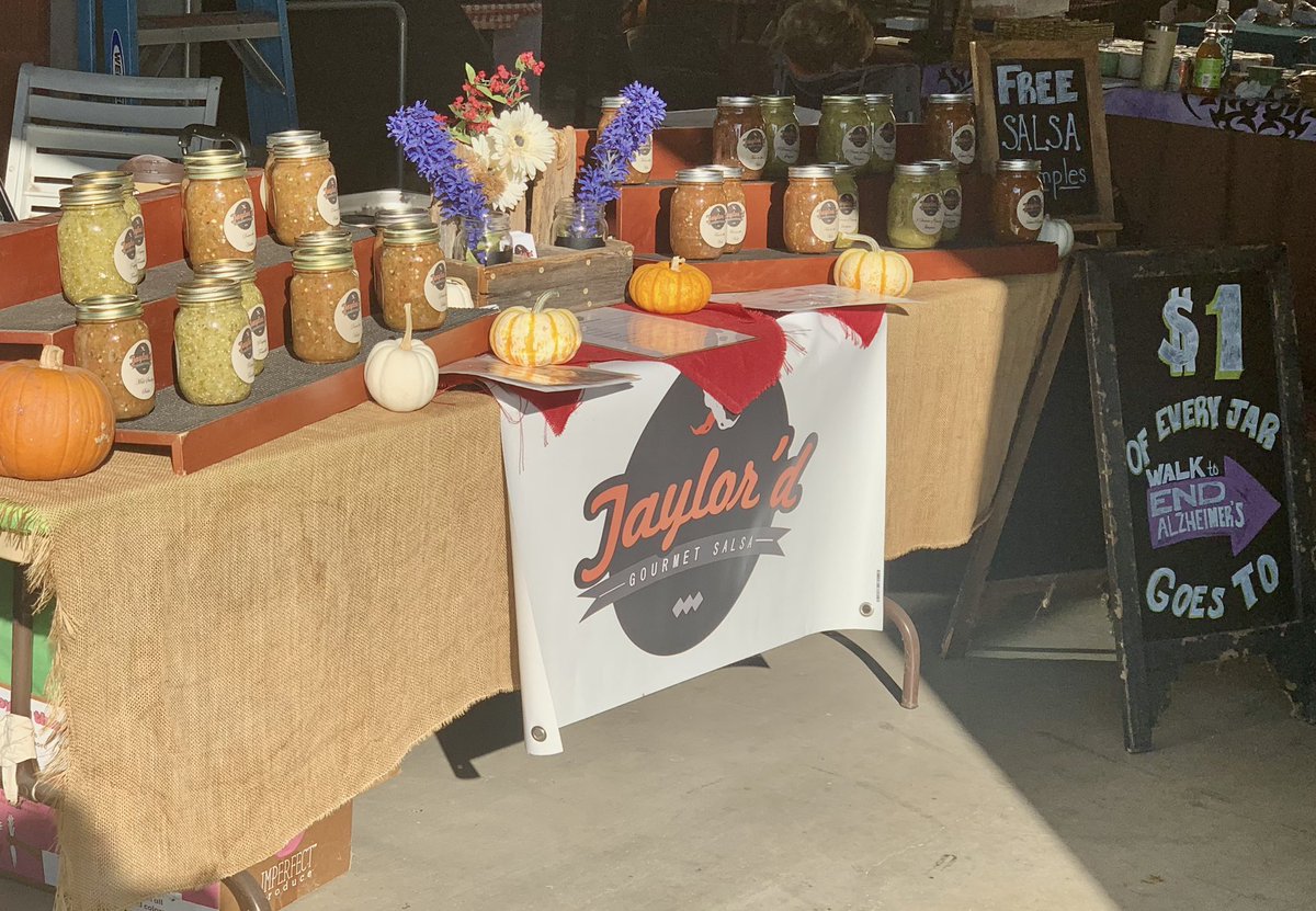 Today is the Arlington Walk to End Alzheimer’s! Come get your salsa for gifts and holiday parties and $1 per jar will go to the walk!!