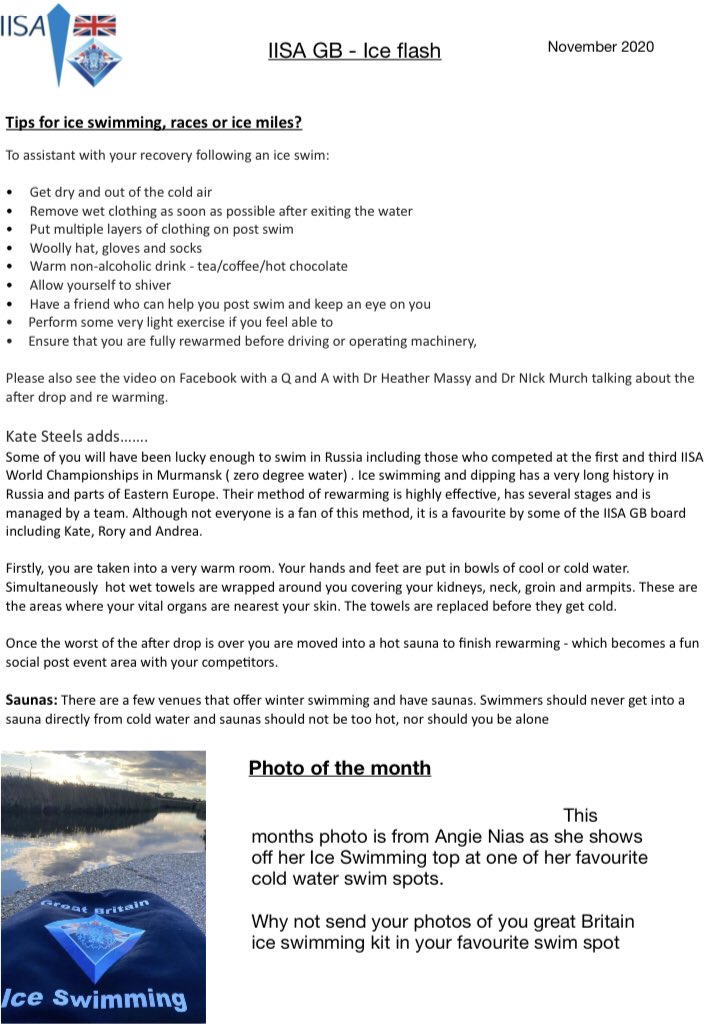 Important to be aware of the after drop and how to rewarm