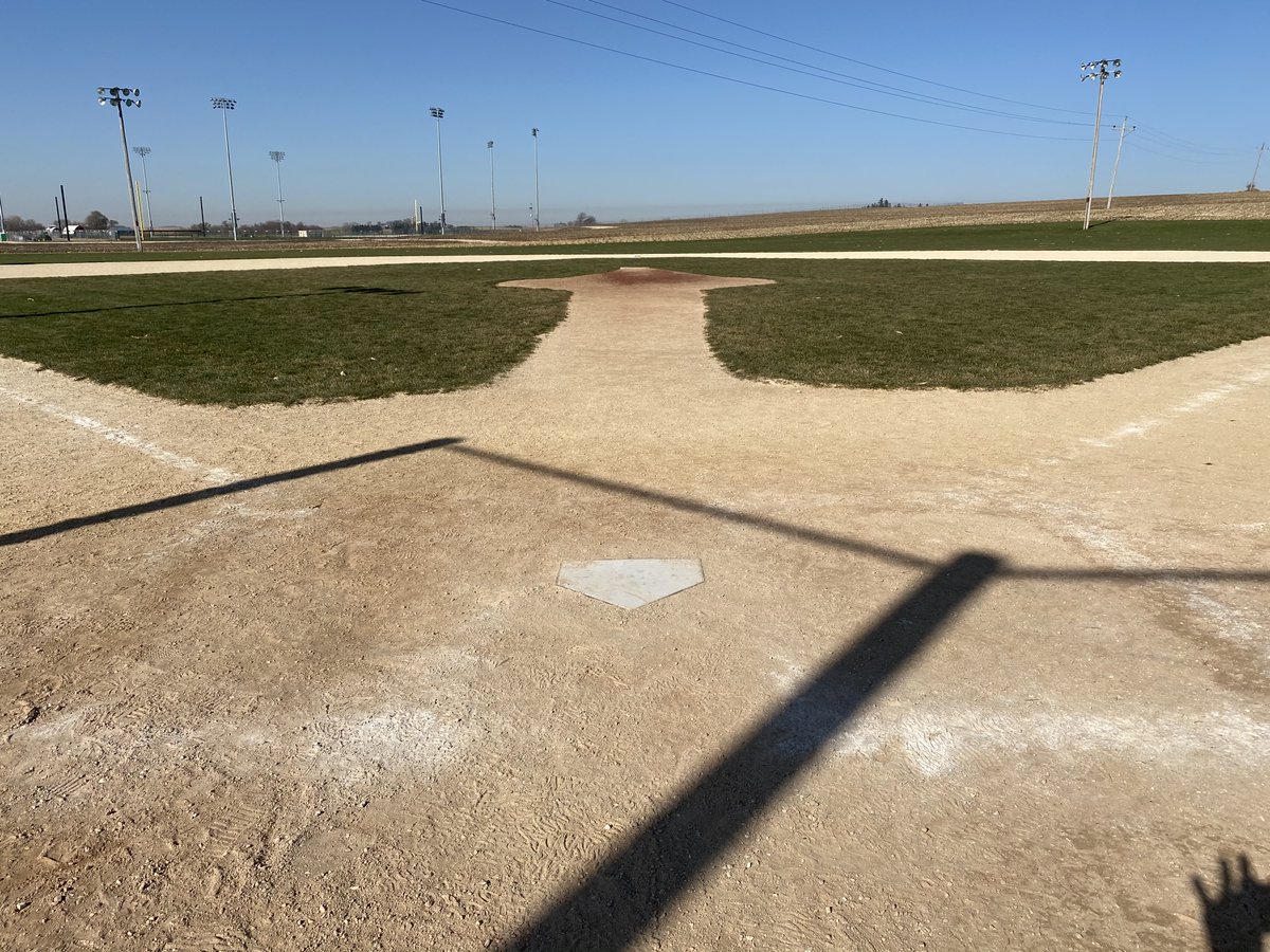 DCBombers's tweet photo. If movie sites can become friends, it happened.  
This story is not over.  
Thanks, Field Of Dreams Movie Site for a great day!  
Put it on your bucket list (before the corn harvest).
@DuboisCounty @Huntingburg_IN @fodmoviesite
#fieldofdreams #leaguestadium #missedcornbyaweek https://t.co/twDCO0wVI2