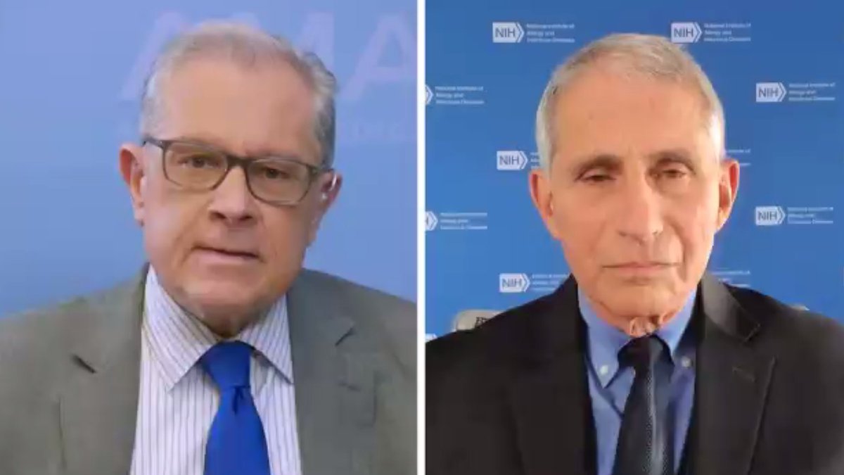 DrSinhaEsq's tweet photo. #AMAmtg #AMAInterim @AmerMedicalAssn @CEO_AMA Dr. James Madara introduces @NIAIDNews Director Dr. Anthony Fauci https://t.co/2ZVZEaos87