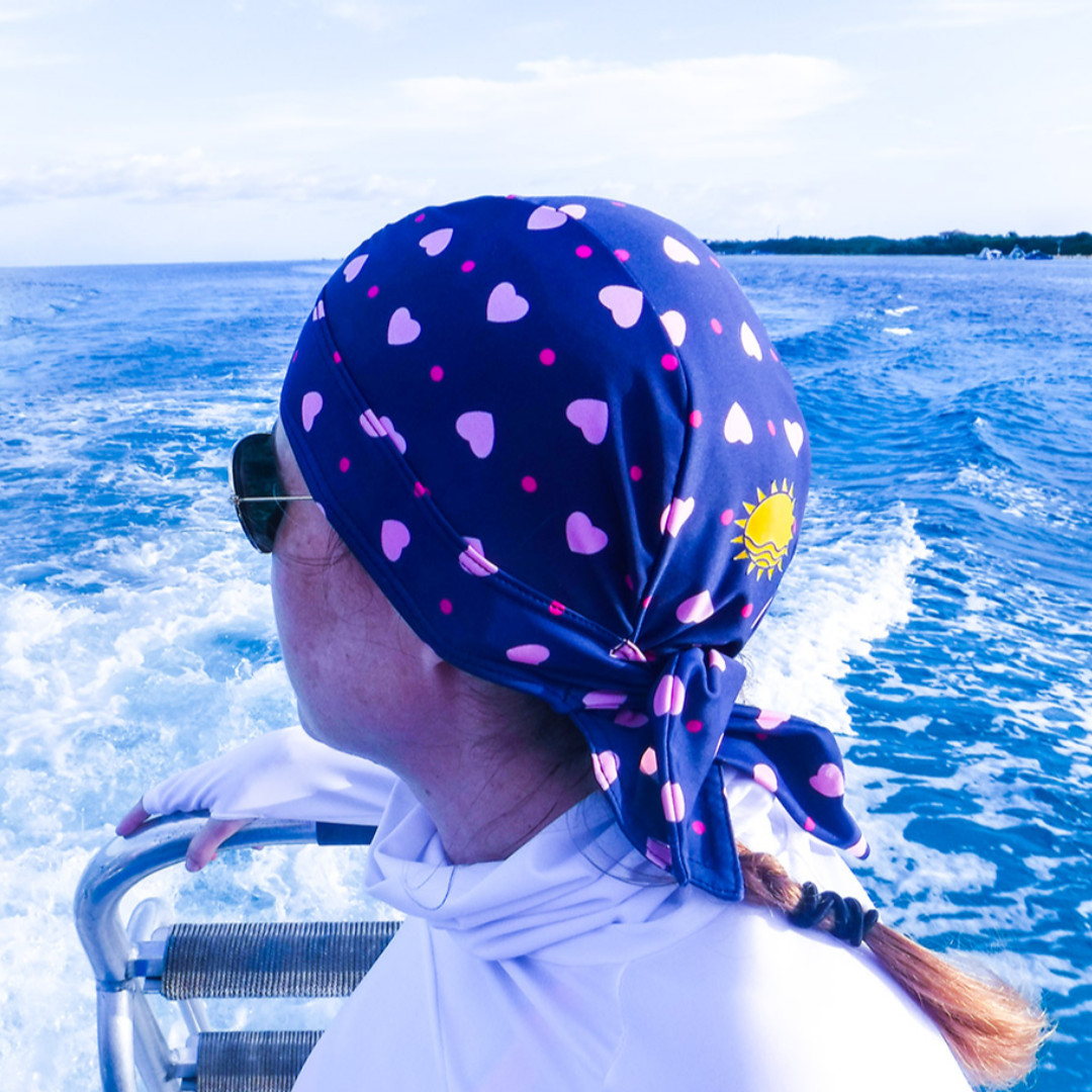 adding an impressive fashion statement are just some of the benefits of a swim hat

#chemoHair #ChemoHats #hairLoss #chemotherapy #chemotreatments #cancer #skinCancer  #chemoWorrier #chemosucks #hearingAid #hearLoss #deaf #cochlearHats
#covidhair #corona #stress #nammuhats