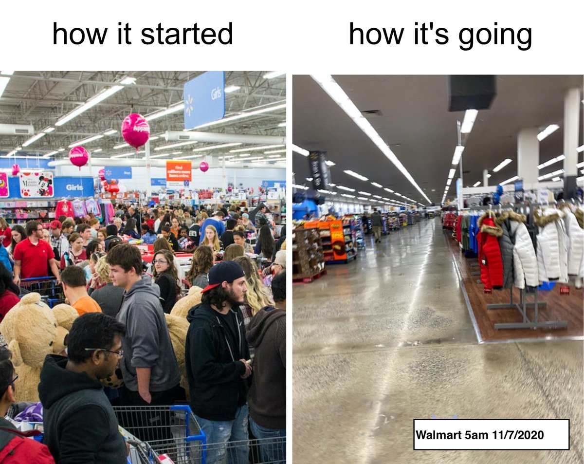 I think this says it all about my checks this morning at 5am for Walmart's first in-store Black Friday deals $WMT #retail