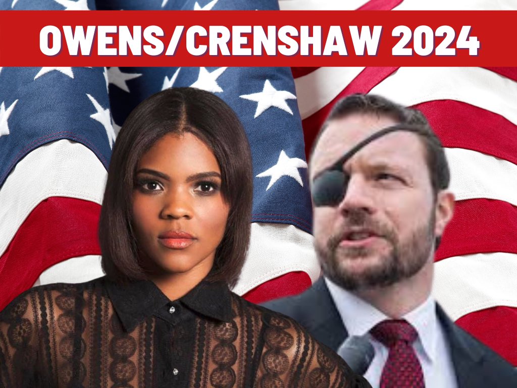 My Ticket for the presidential race 2024. This would be a badass team! #VOTE #Election2024 #Republicans #liberty