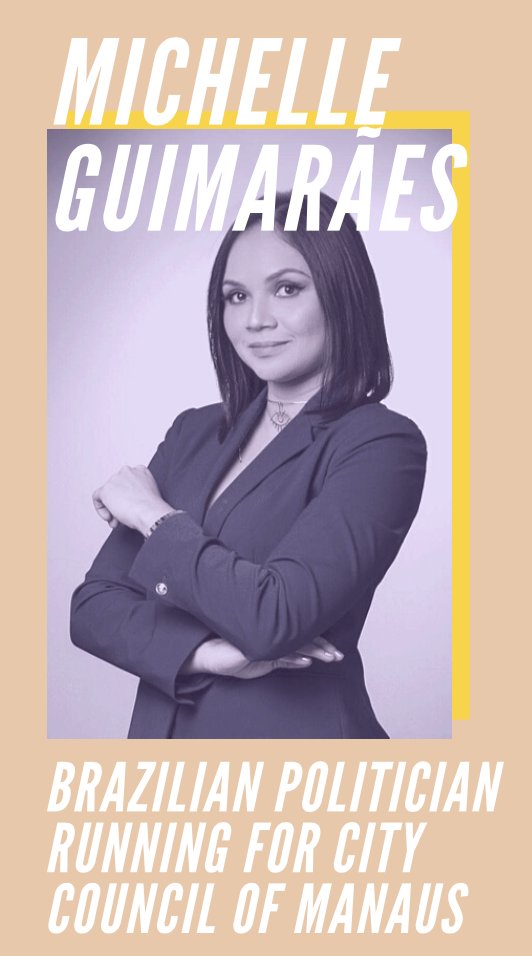 "I don't care if you like me. I'm not bossy. I'm confident. I know what I'm doing. And I'm prepared for this job." - Michelle Guimarães. Political candidate Manaus. #WISIW2020 Panel: "Women Changing The World Through Politics and Policy"