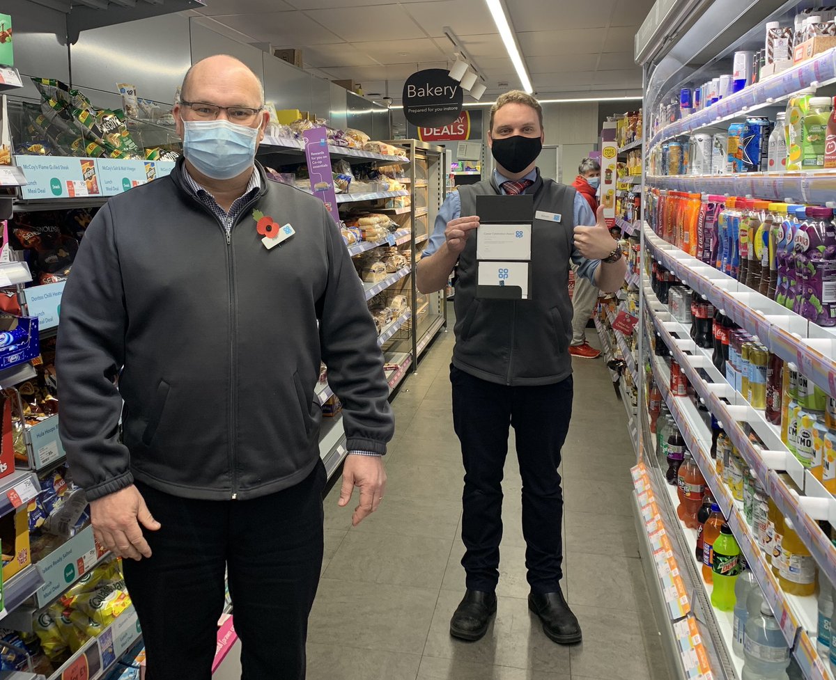 Many congratulations to Elliott Malone Store Manager at COOP Crownhill Plymouth 5 Years service with the business today Thanks for your drive and commitment 👏 #COOPSOUTHWEST <a href="/CatherineChatt/">Catherine Chattwood</a> <a href="/Thorp2Peter/">Peter2</a> <a href="/PeterBatt3/">Peter Batt</a>