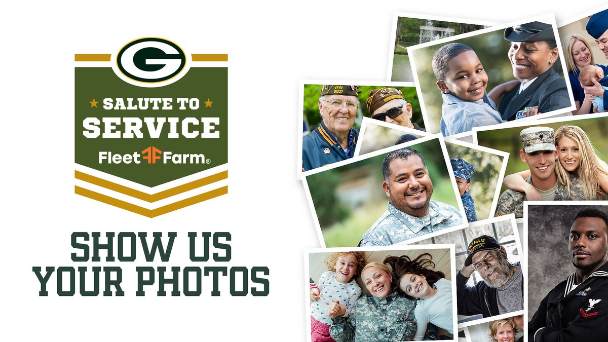 packers's tweet photo. November is Salute to Service month. 

Share your military appreciation photos using #SaluteToService + tag @packers for a chance to be featured 📸 https://t.co/qIsW6DBbuJ