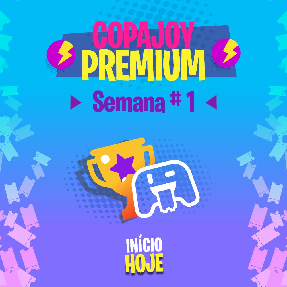 Você está preparado para a 1ª #CopaJoy Premium de #Fortnite? 😍🤯🎮

Veja todos os detalhes e como participar: instagram.com/p/CHS3loKAvLx/