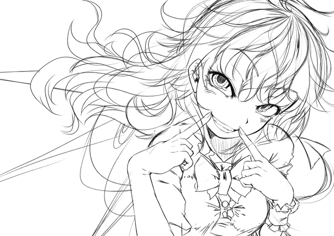 ラフ画ぬえちゃん 