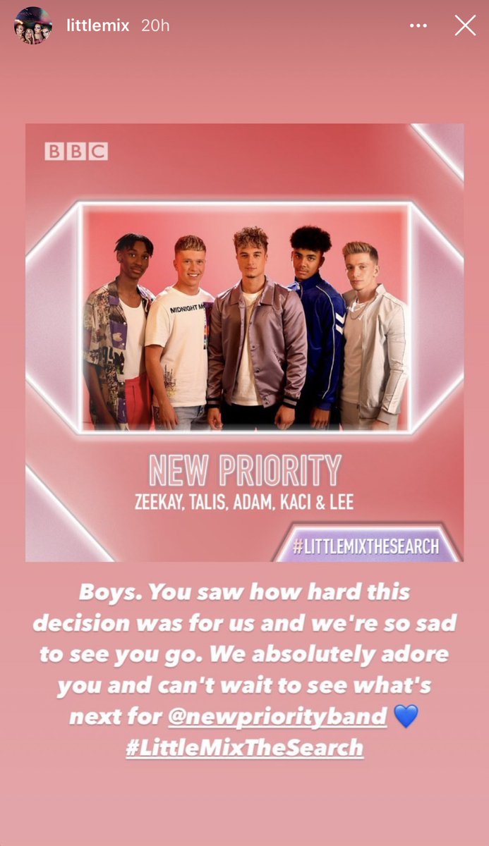 newpriorityband's tweet image. Thank you so much for all the love and support @LittleMix . It means the world 🌍❤️ #LittleMixTheSearch #newpriority