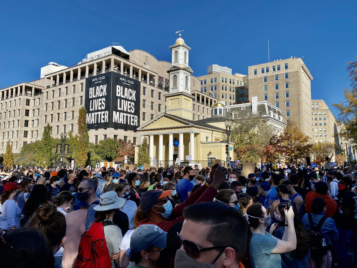 davejorgenson's tweet image. Two very different moments, in the same spot, just five months apart