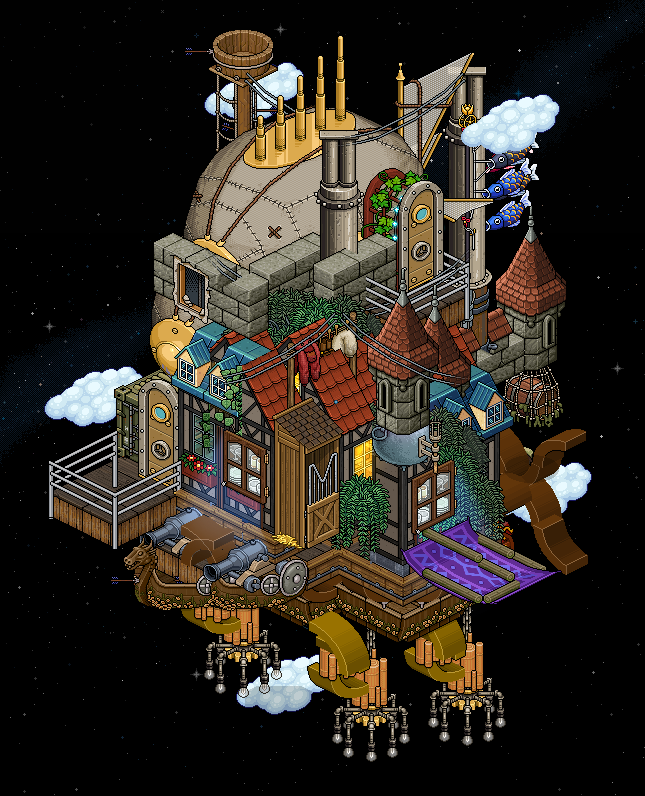 HxBenx's tweet photo. Howl's moving castle inspired by the builder's corp task 7. I am not sure about this one. @Habbo 

https://t.co/b9lmXPlFJH https://t.co/kFTNtXMHJI