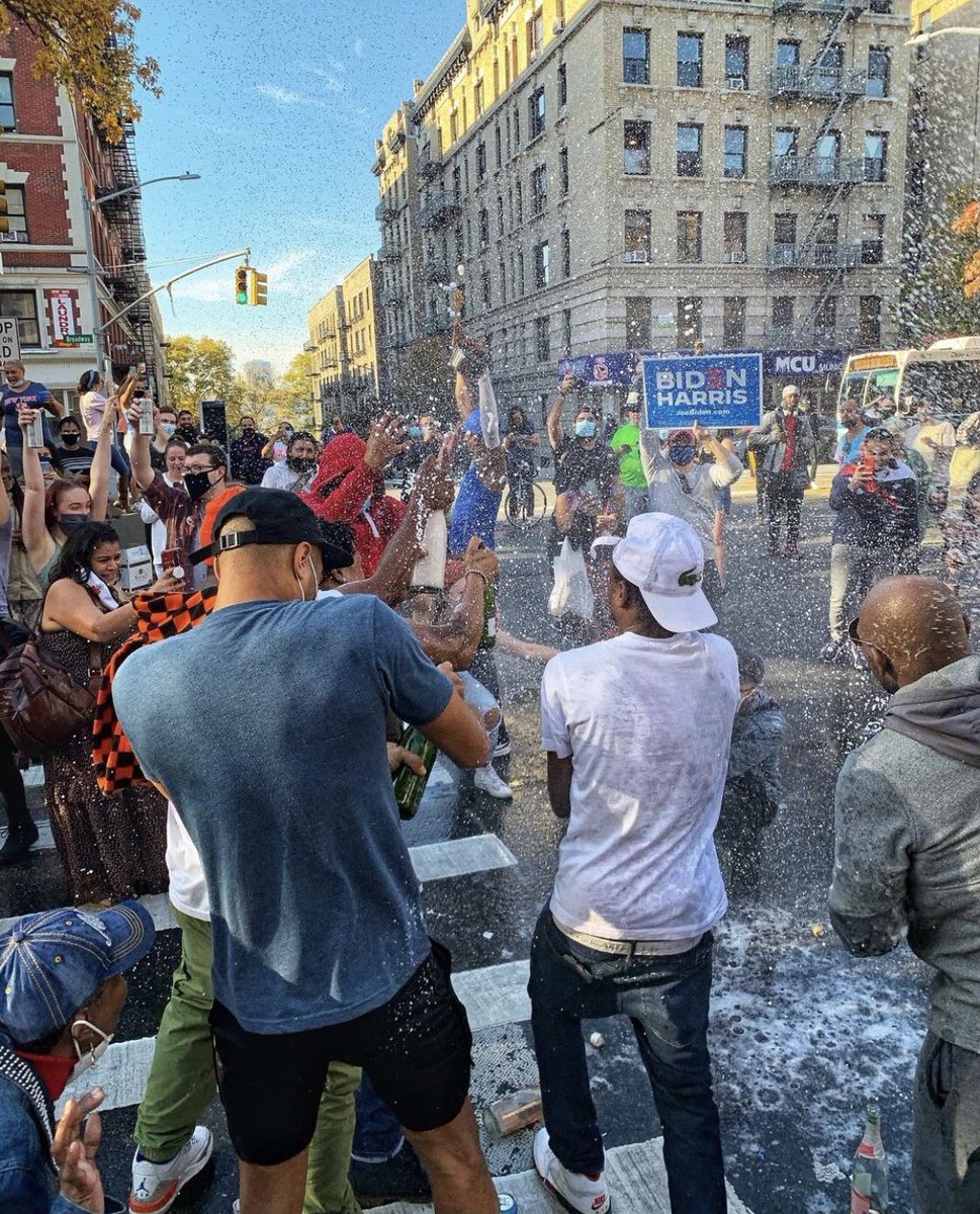 Update, exactly 4 years later: I’ve never seen New York City this HAPPY before