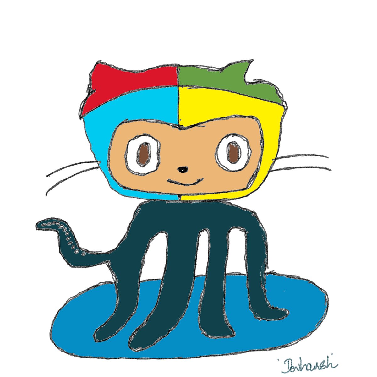 3l3ph4n7's tweet photo. #myoctocat #hacknjit @MLHacks @GitHubEducation https://t.co/a6FvBsD0i0