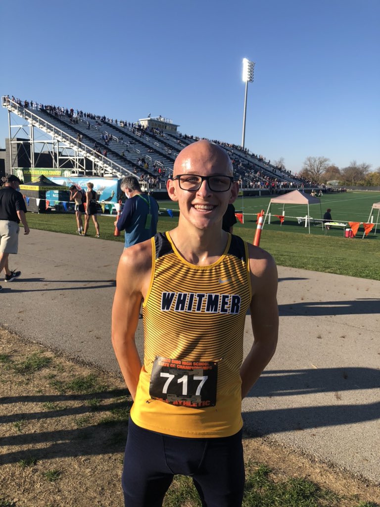 WHSPanthersTF's tweet photo. Finishing 68th of 177 of the best runners in the State today with a time of 16:36.5! He was 5th place last week and finished today 3rd best out of our Region moving up 2 spots. Proud of this guy and glad we get him back next year! https://t.co/liENWPUMCj