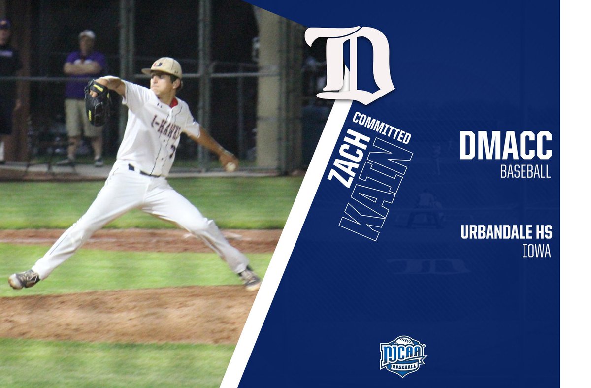 zkain12's tweet photo. I’m excited to announce that I will be continuing my academic and baseball career at @DMACCBaseball! Thank you to all my Coaches, teammates, friends and family who supported me along the way. Go Bears! @JHawk_Baseball https://t.co/oipI4kY9fP