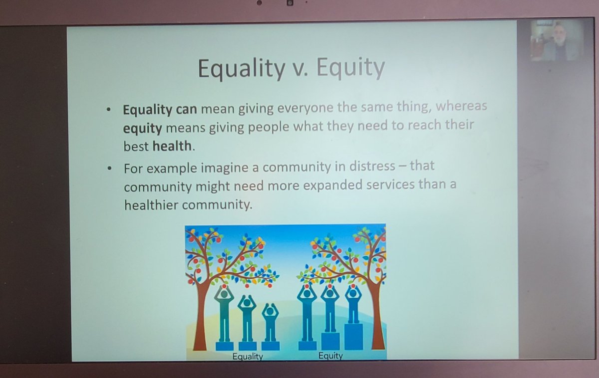PhamAlise's tweet photo. Thank you, Dr. Levin, for highlighting the difference between #equality and #equity and why this is so important. @HeadacheCoopNE https://t.co/4PzNF7W4IP
