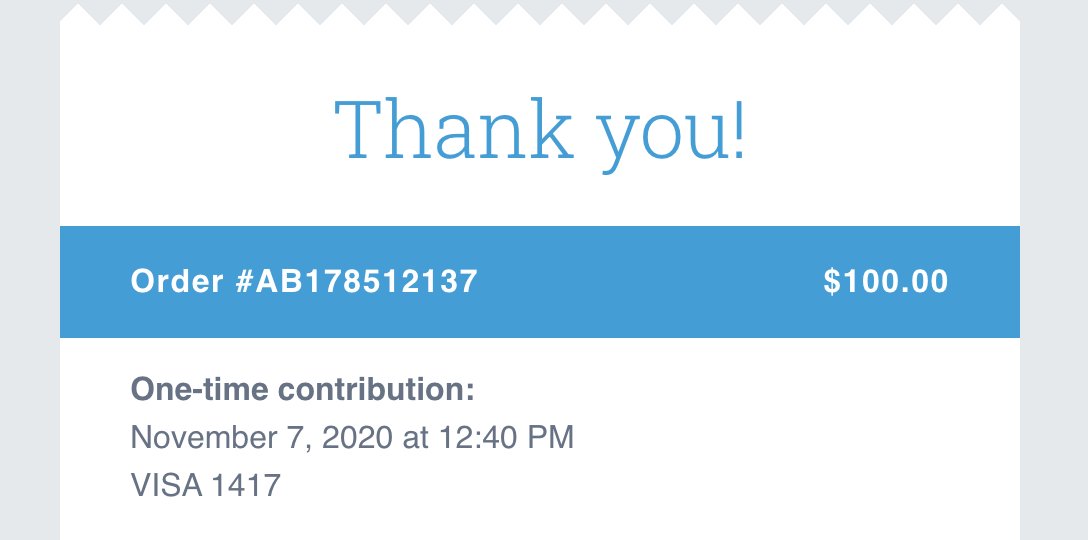 Whoa, my DMs! @jpirruccello just donated $100 more, so after matching we still have $1460 to go