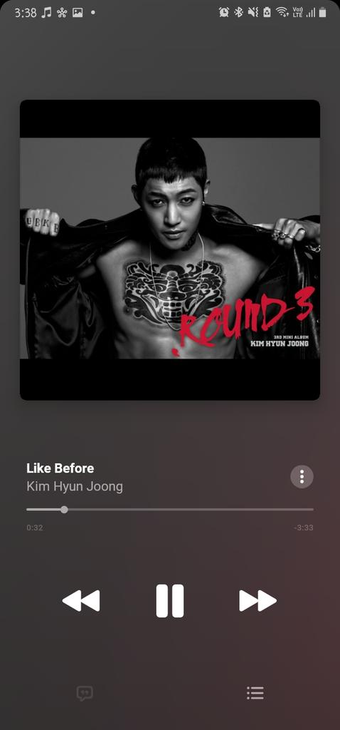 alee_lc96's tweet photo. Quiero volver a escucharlo en un live 😍🤤#KimHyunJoong #LikeBefore #Round3 https://t.co/xCecvToiIF