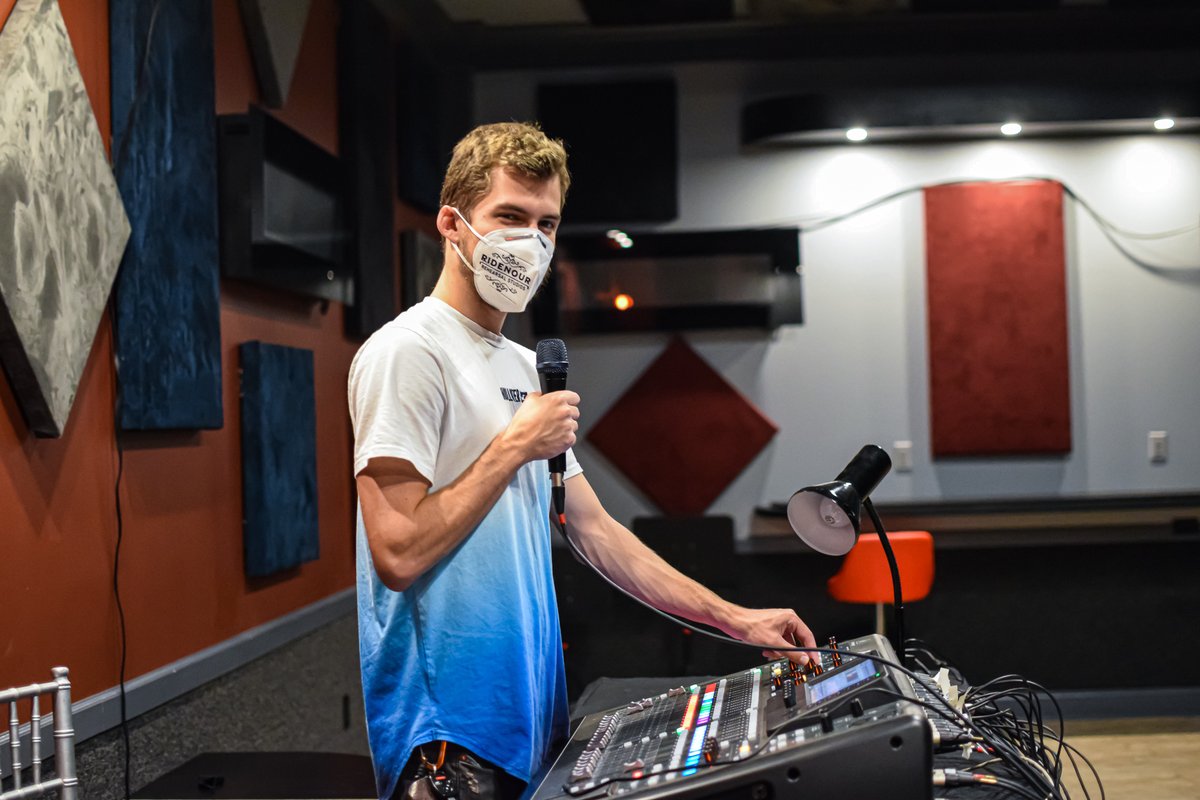 Have you met Blake? Blake is in his high school work study program and is learning all about audio engineering at Ridenour!