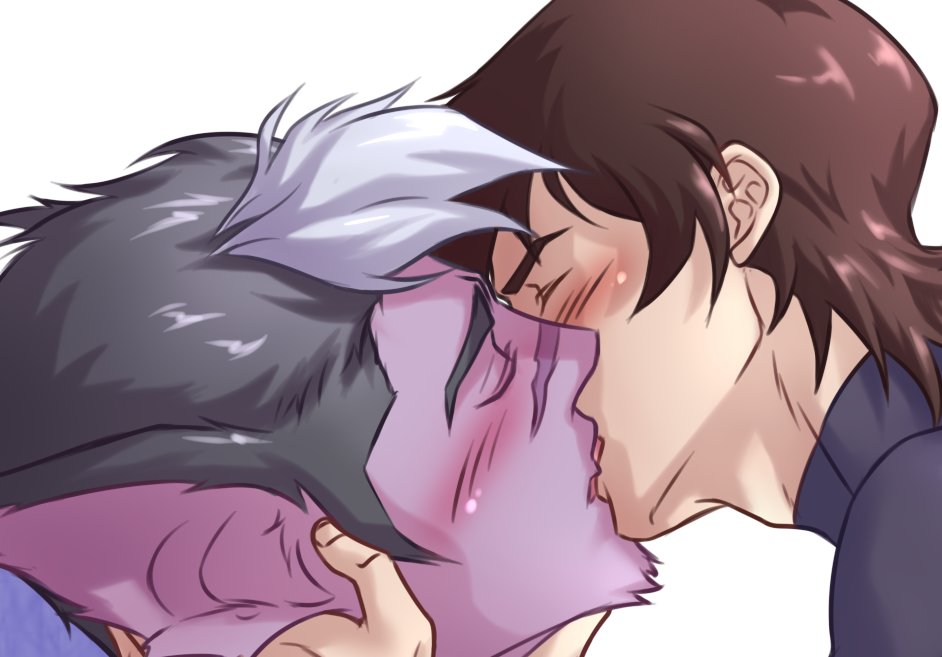 imjustayra's tweet photo. Since I don't know when I'll update my Galra Shiro thread, have sheith art instead!

They kiss 🥺 https://t.co/V4Nq5VMEzo