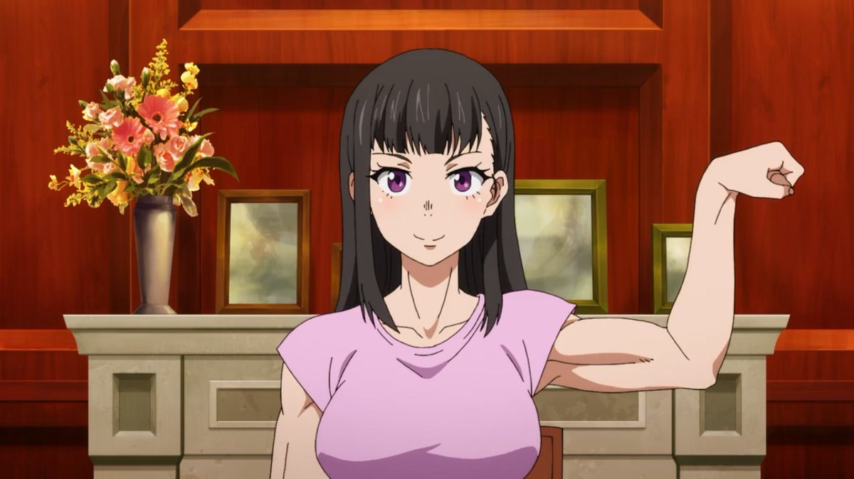 Leona Heidern Stop Body Shaming Your Sister Bad Oni Chan 炎炎ノ消防隊 Fireforce Fireforce Anime マキ 茉希尾瀬 Makioze 筋肉娘 筋肉女子 筋肉美 T Co 04bwubleqf