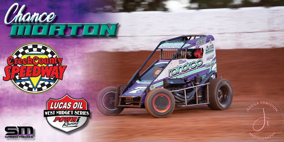 IT’S RACE DAY!🏁

🙎🏻‍♂️ <a href="/ChanceMorton_7m/">Chance Morton</a> 

🗓 November 7th

📍 Creek County Speedway 
       Sapulpa, OK

📲 Results here 

#SpeedMedia