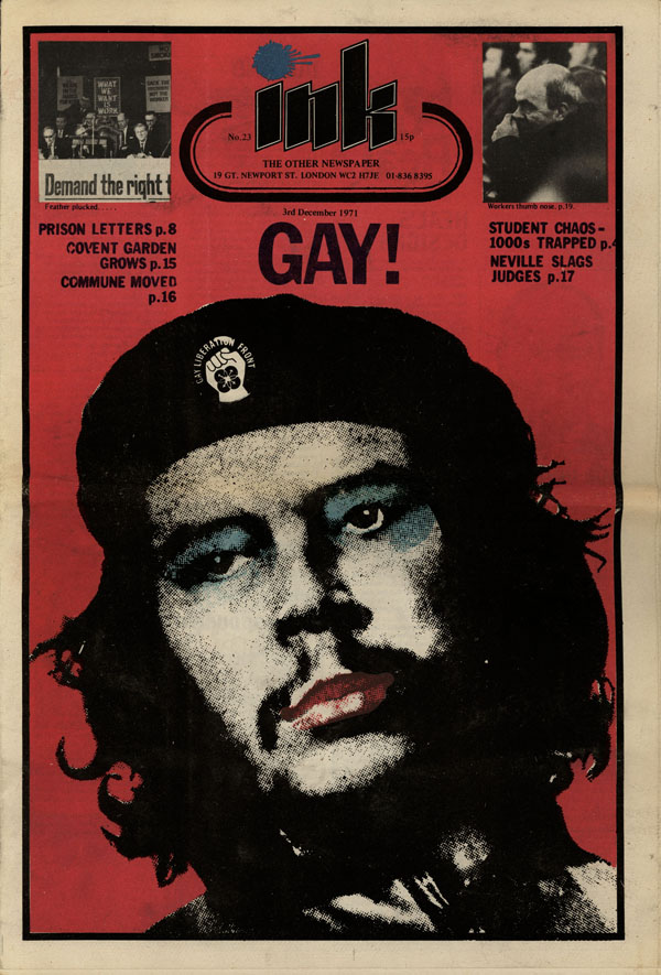 heretikradikal's tweet photo. This has proved to be the most significant and enduring legacy of the ideology of GLF, its original and forceful stress on the systematic and politically functional aspects of 'sexuality'.
—#SimonWatney, 1980 The Ideology of GLF
*img 1971 Ink cover with cosmetic Che & GLF badge https://t.co/5yTXyLUsuD