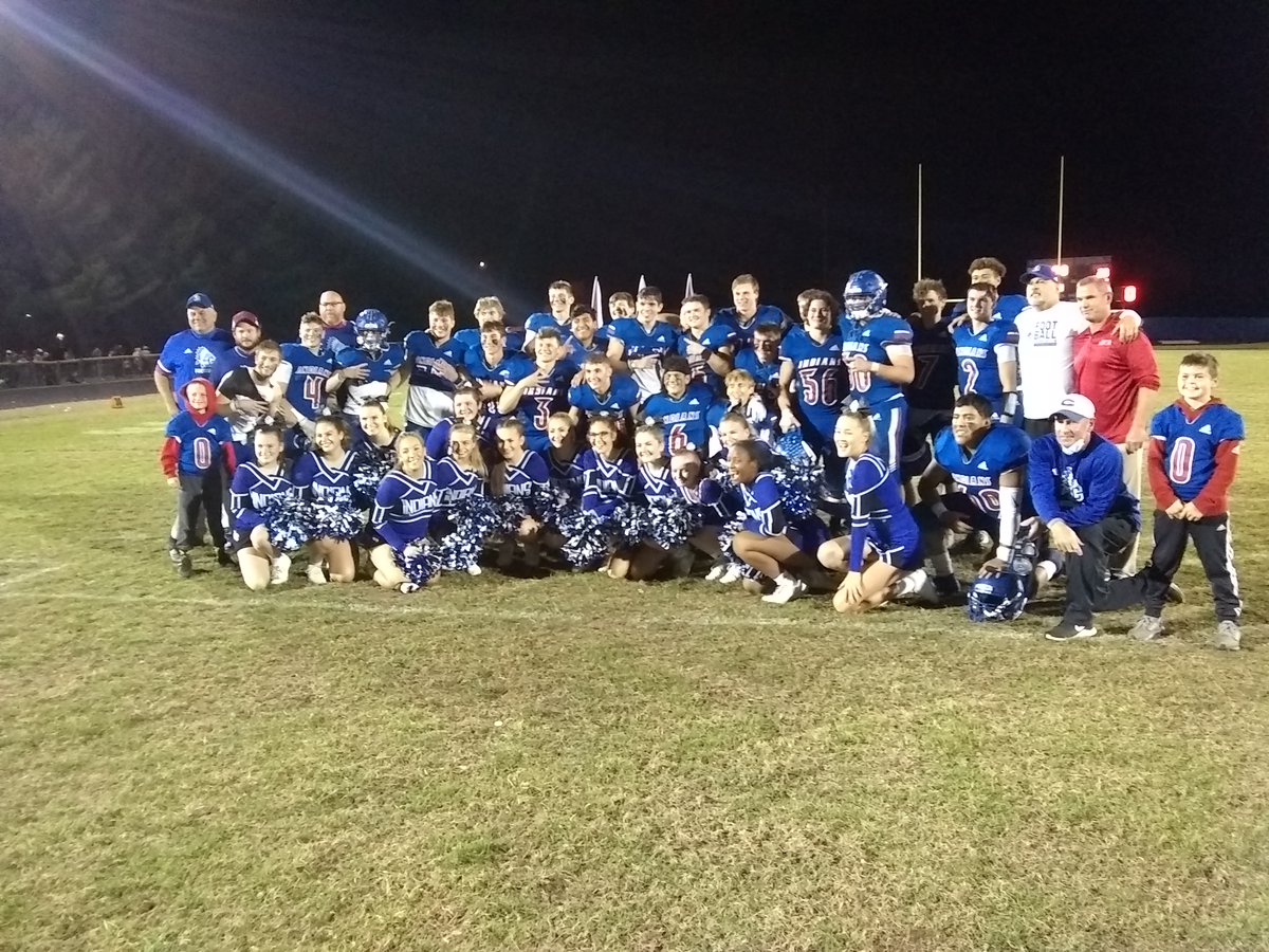 They're probably still celebrating in Camanche today after the Indians landed a spot in the Class 2A semifinals at the UNI-Dome just 4 years after going 0-9 bit.ly/3eBuzbh