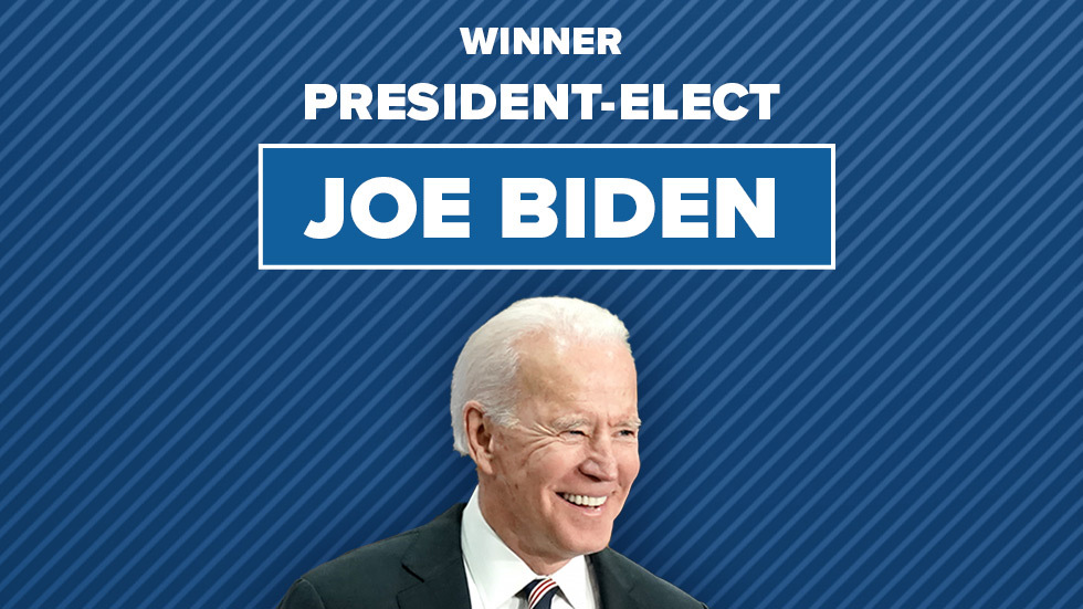 thehill's tweet photo. #BREAKING: Joe Biden has been named winner of 2020 presidential election, making Trump a one-term president https://t.co/kr30IUePuu https://t.co/mmpmhH1Vei