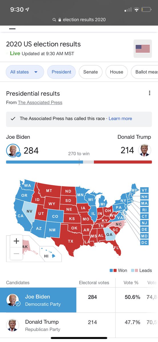 TheUndertaker85's tweet photo. @realDonaldTrump You lost this election. In both the Electoral Vote and the popular vote. By a lot. https://t.co/GluJcCHErX
