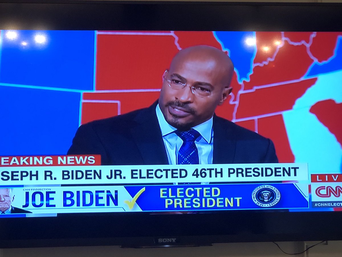 .⁦<a href="/VanJones68/">Van Jones</a>⁩ barely holding back tears. “Being a good man matters. Character counts. It’s easier being a parent today. For a whole lot of people this is a good day.” #Election2020