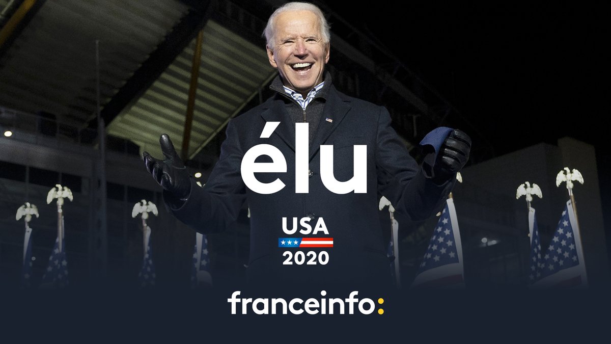 Joe Biden est élu président des Etats-Unis, selon l'agence AP, CNN et le New York Times