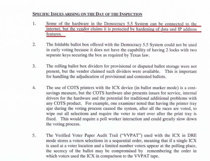 in Texas 3 times, due to the fact that Texas State Commission concluded that this software system poses many and great security risks. We will be hearing about this company and its Belgrade representation in a days to come. As I have stated repeatedly, Donald Trump won