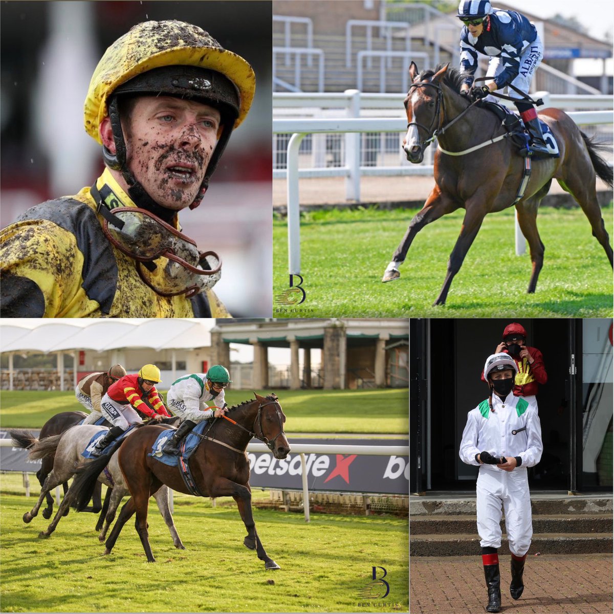 _benacurtis's tweet photo. As the curtain drops on the 2020 turf season I would like to thank everyone who has supported me and made a year of tribulation so memorable. From trainers, owners &amp; all the staff at the yards.
 My Agent, family &amp; driver. #RollOnMarch #SoGrateful🙌 https://t.co/EocP0tn2Ns