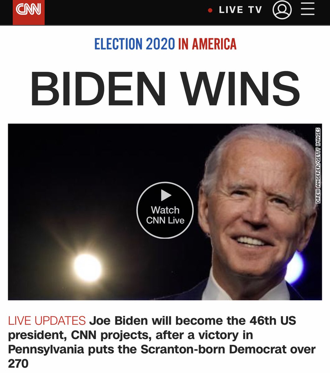 GameOverGreggy's tweet photo. Thank you for voting for @JoeBiden.

Celebrate today, and then, let’s get to work building a better America. 

There’s a lot of work to do, and that means none of us can go back to ignoring politics and thinking everything’s OK for all Americans because we’re OK.

🇺🇸 https://t.co/bfq7RNG6iU