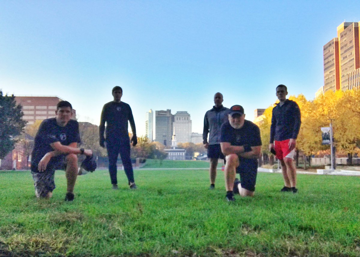 @F3Philly 11/7/20 #AAR

2 #HIM the @GORUCK miles to NJ 

5 #HIM for a full body beatdown Q from @F3KingOfBeers + 📸 credit #BetterTogether 

Today’s workout was @ConstitutionCtr #IndependenceHall #LibertyBell 🇺🇸 #BadThingsHappenInPhilly #Election2020