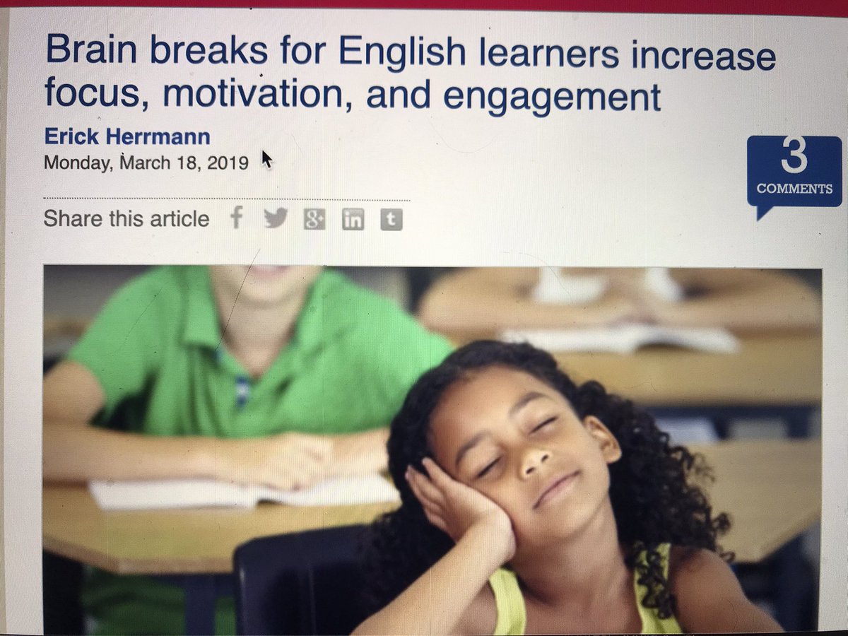 ExcELLinthird's tweet photo. Finally able to join @HISDMultiPrgms  SIA training. Loved that we discussed brain breaks- language learning is exhausting and my students look forward to my brain break screens every day!! https://t.co/eazJBZDEXT