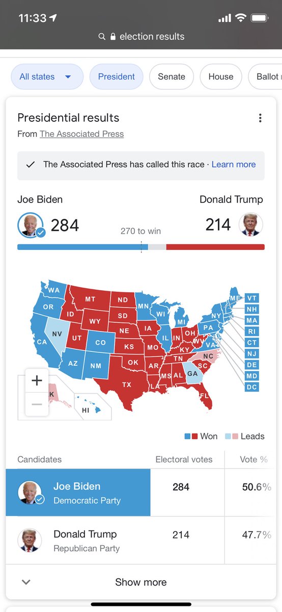 atb__william's tweet photo. We did it y’all. He’s OUT. GONE. FIRED. BIDEN WON. This nightmare is over😩🥺
#PresidentElectJoe #BidenHarris2020 https://t.co/zJdnNXuWq6